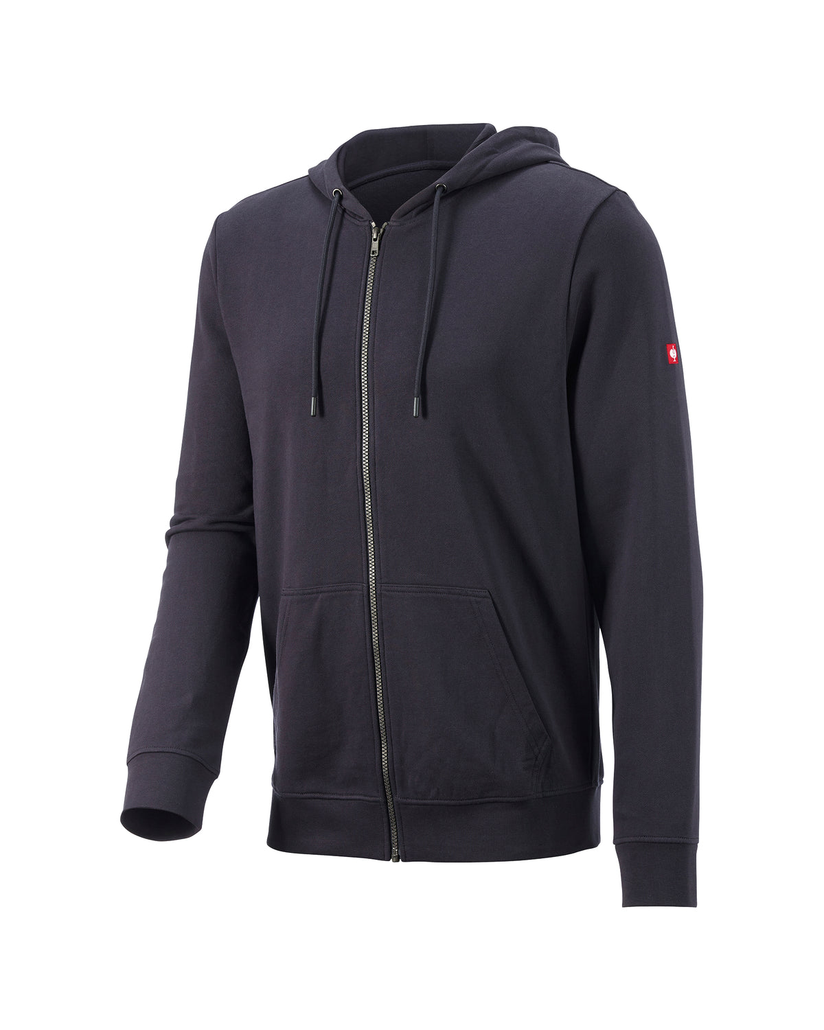 STRAUSS e.s.iconic full-zip hoodie in nero blue, front view