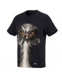 STRAUSS Cotton Stretch T-Shirt in black on a plain product background
