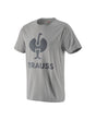 STRAUSS T-Shirt e.s.concrete in pearl gray on a plain product background