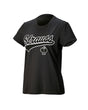 Women's STRAUSS Artwork T-Shirt e.s.e:pic in black on a plain product background