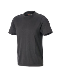 STRAUSS Seamless Tee e.s.trail pure in black melange on a plain product background