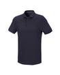 STRAUSS Cotton Stretch Polo Shirt in nero blue on a plain product background