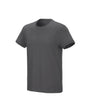 STRAUSS Cotton Stretch T-Shirt in carbon gray on a plain product background