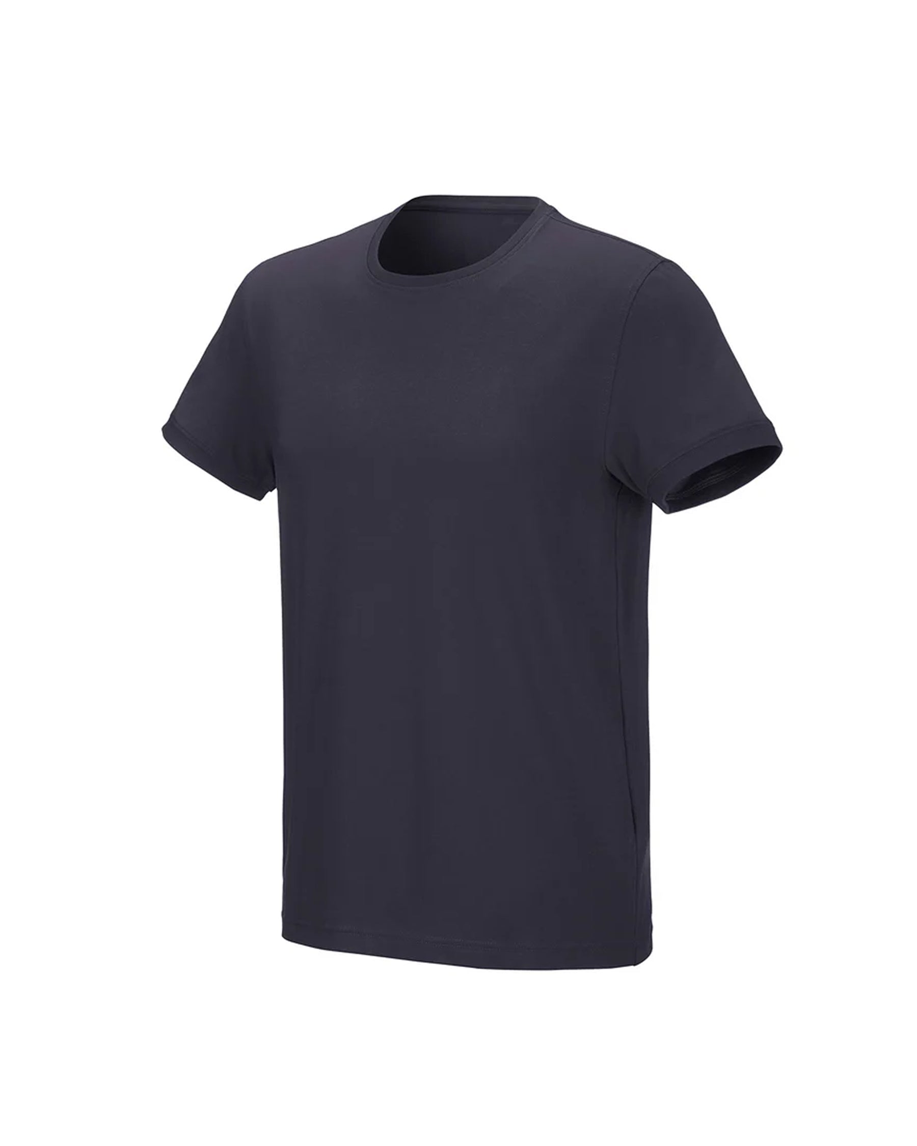 STRAUSS Cotton Stretch T-Shirt in nero blue on a plain product background