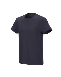 STRAUSS Cotton Stretch T-Shirt in nero blue on a plain product background