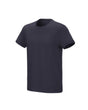 STRAUSS Cotton Stretch T-Shirt in nero blue on a plain product background