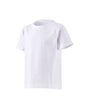 Kids' STRAUSS Cotton Stretch T-Shirt in white on a plain product background