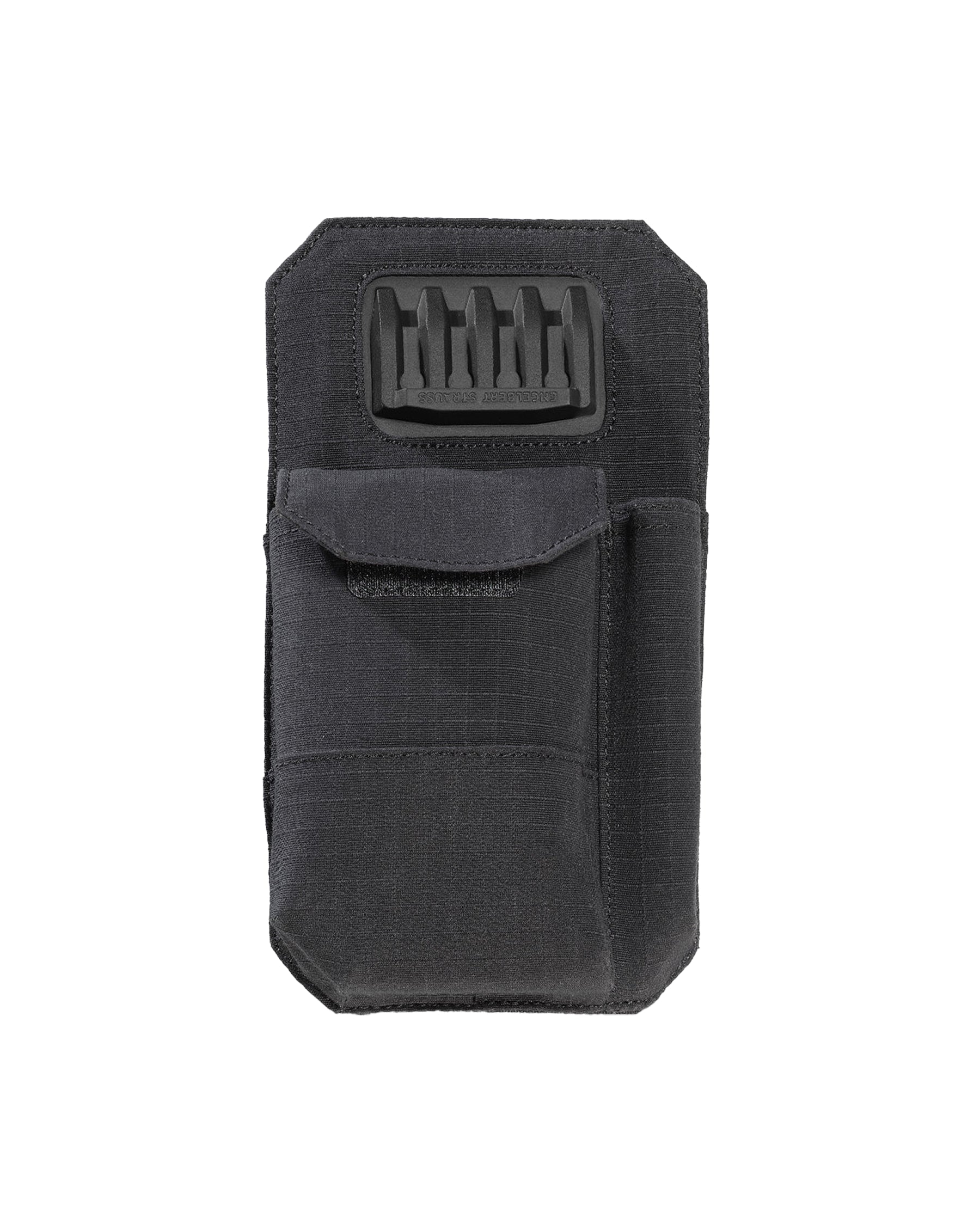 Black STRAUSS e.s.tool concept nails and screws bag with modular pockets and belt attachment points.