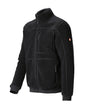 STRAUSS e.s.e:pic sherpa fleece jacket in black