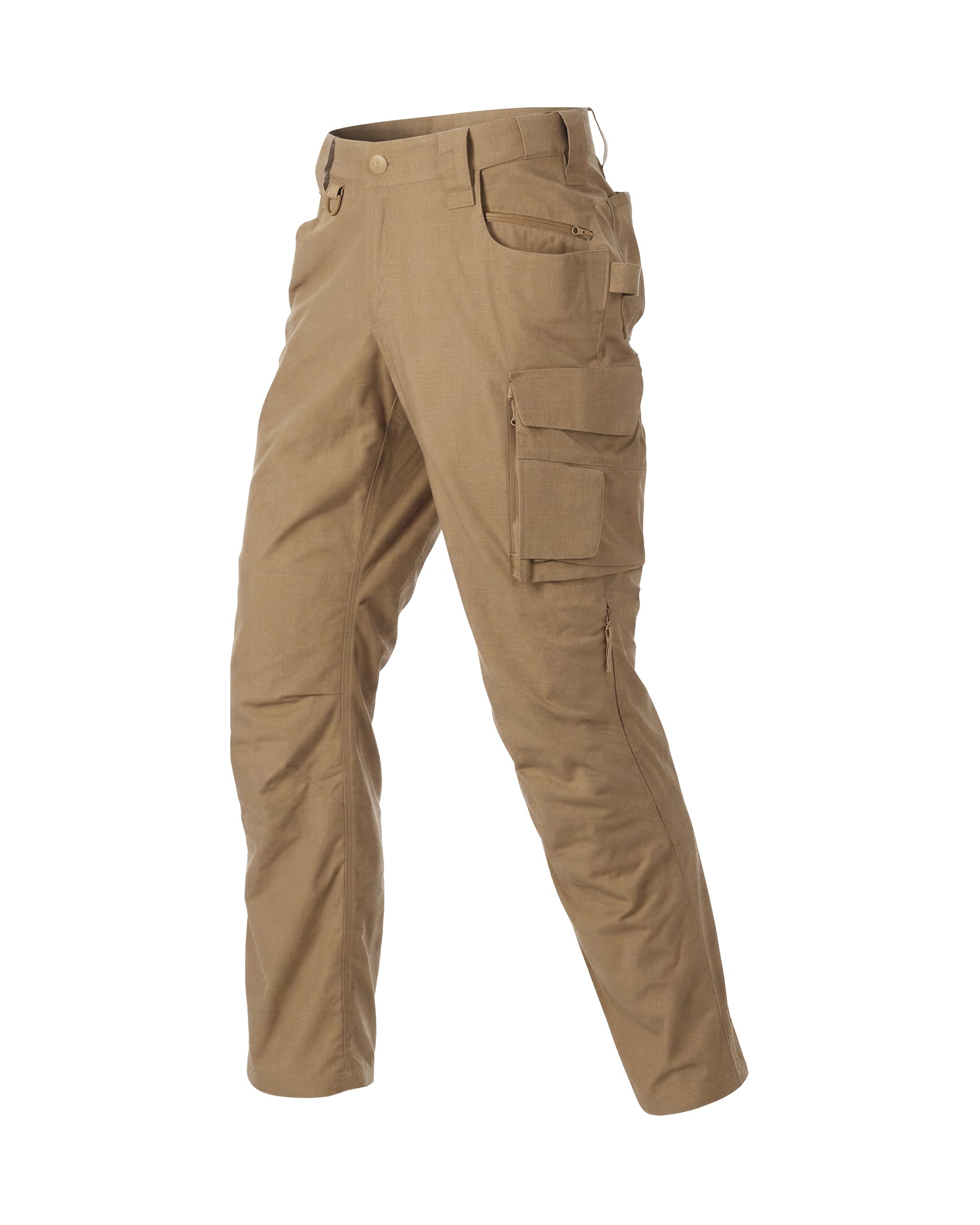 STRAUSS Ripstop Cargo Work Pants e.s.e:pic in almond brown, front view