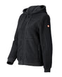 STRAUSS women's e.s.e:pic hooded sherpa fleece jacket in black