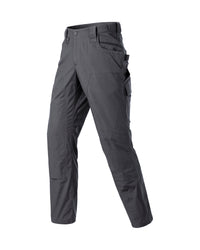 STRAUSS Women's Double Front Ripstop Cargo Work Pants e.s.e:pic in carbon gray, front view