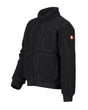 STRAUSS kids' e.s.e:pic sherpa fleece jacket in black