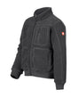STRAUSS kids' e.s.e:pic sherpa fleece jacket in carbon gray