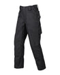 STRAUSS Kids' Double Front Ripstop Cargo Pants e.s.e:pic in black, front view