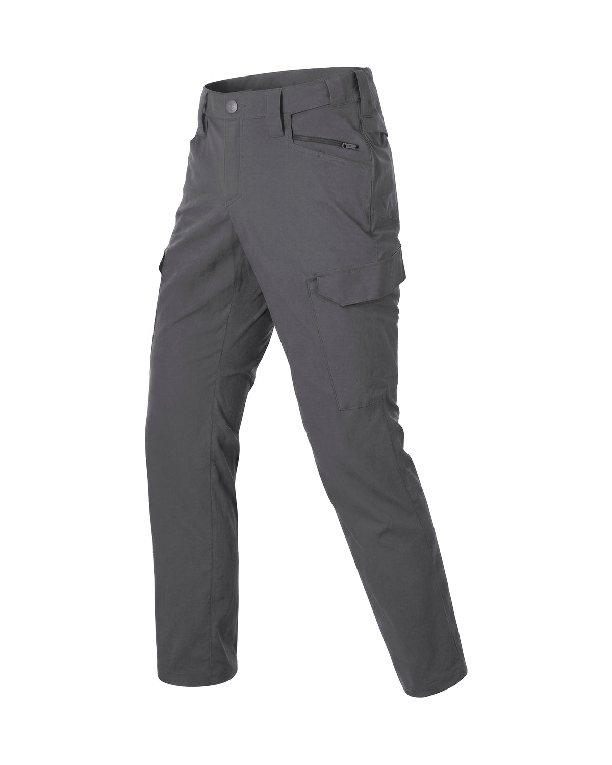 STRAUSS Stretch Ripstop Cargo Work Pants e.s.taktik in carbon gray, front view