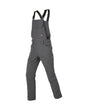 STRAUSS Stretch Ripstop Cargo Work Bib Overall e.s.taktik in carbon gray, front view