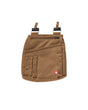 Almond brown STRAUSS e.s.iconic tool bag with modular pockets and belt attachment points.
