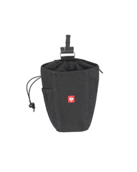 Black STRAUSS e.s.iconic nail bag with modular pockets and belt attachment points.