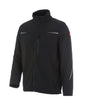 STRAUSS e.s.motion 2020 softshell jacket in black, front view