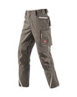 STRAUSS Cargo Work Pants e.s.motion 2020 in stone/plaster, front view