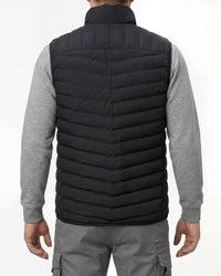 STRAUSS e.s.motion ten vest in oxid black worn, back view