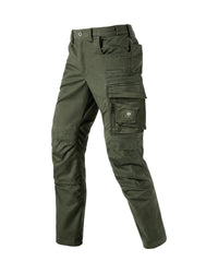 STRAUSS Cargo Work Pants e.s.motion ten in disguise green, front view