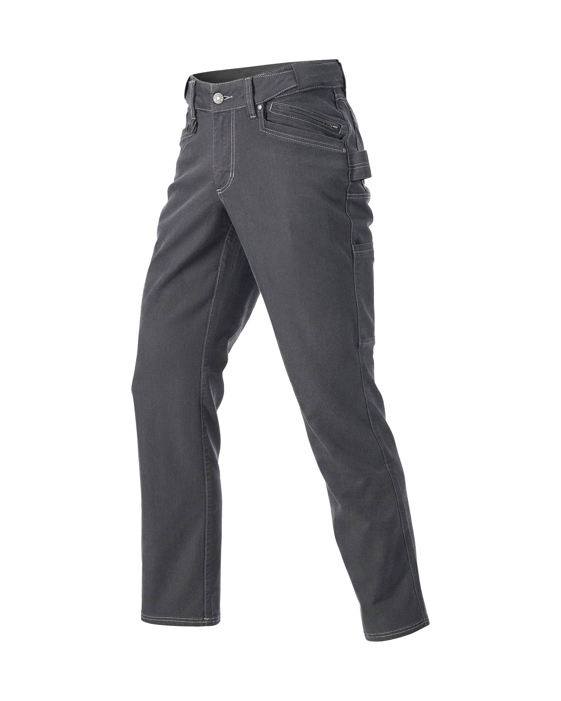 STRAUSS Multipocket Work Pants e.s.vintage in pewter, front view
