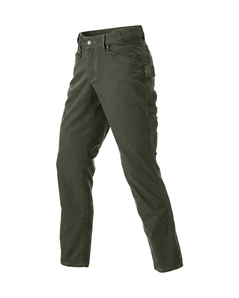 STRAUSS Multipocket Work Pants e.s.vintage in disguise green, front view