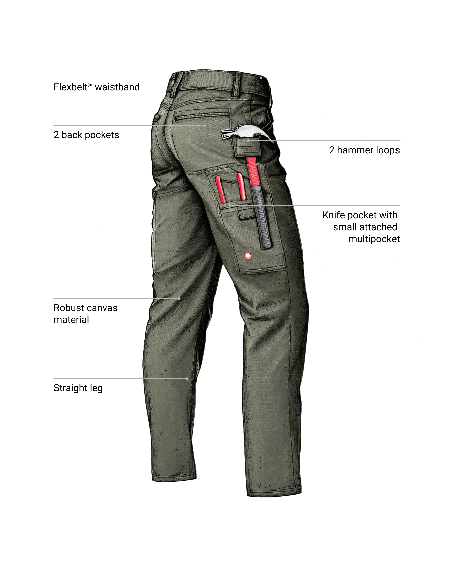 Multipocket Work Pants e.s.vintage | STRAUSS