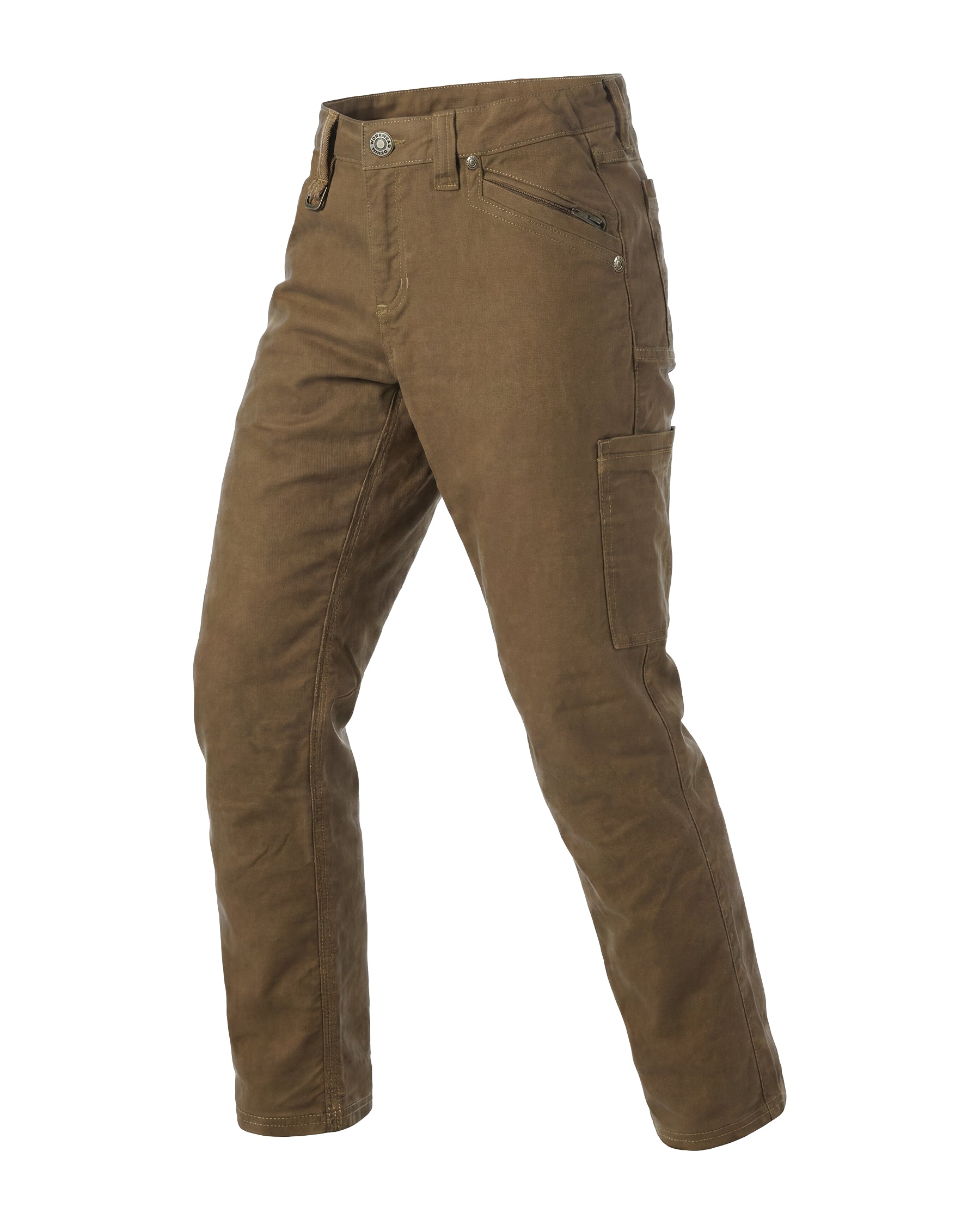STRAUSS Kids' Multipocket Pants e.s.vintage in sepia, front view