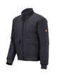 STRAUSS e.s.iconic bomber jacket in black, front view