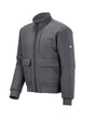 STRAUSS e.s.iconic bomber jacket in carbon gray, front view