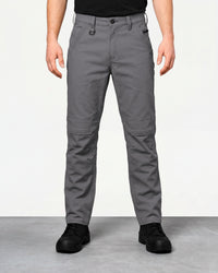Pocket Protected Work Pants e.s.iconic in carbon gray worn by a model, front view