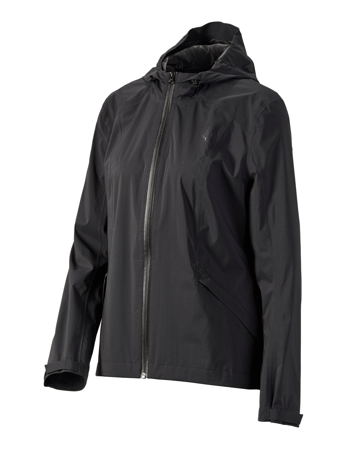 STRAUSS women's e.s.trail light pack windbreaker in black