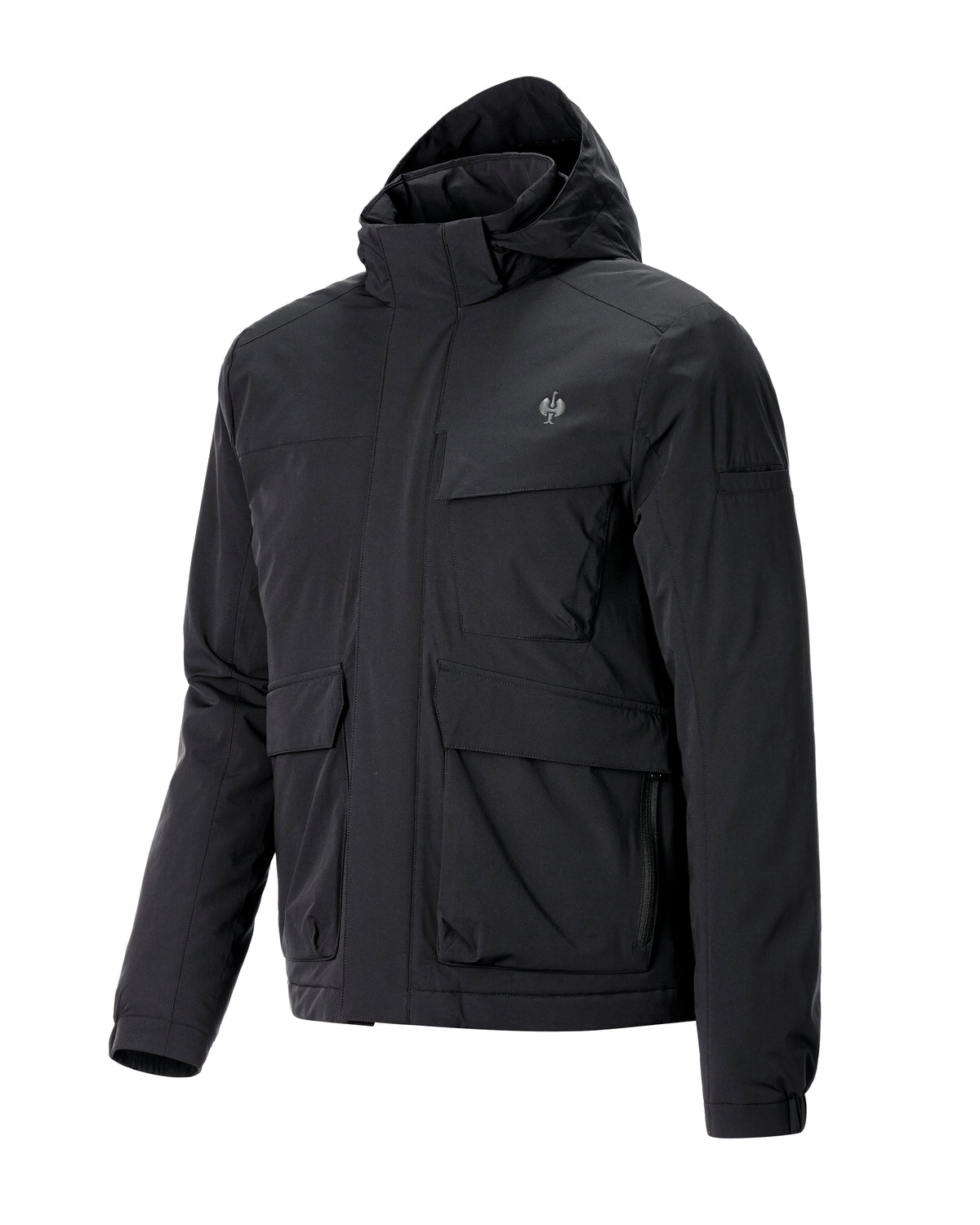 STRAUSS e.s.trail winter jacket in black