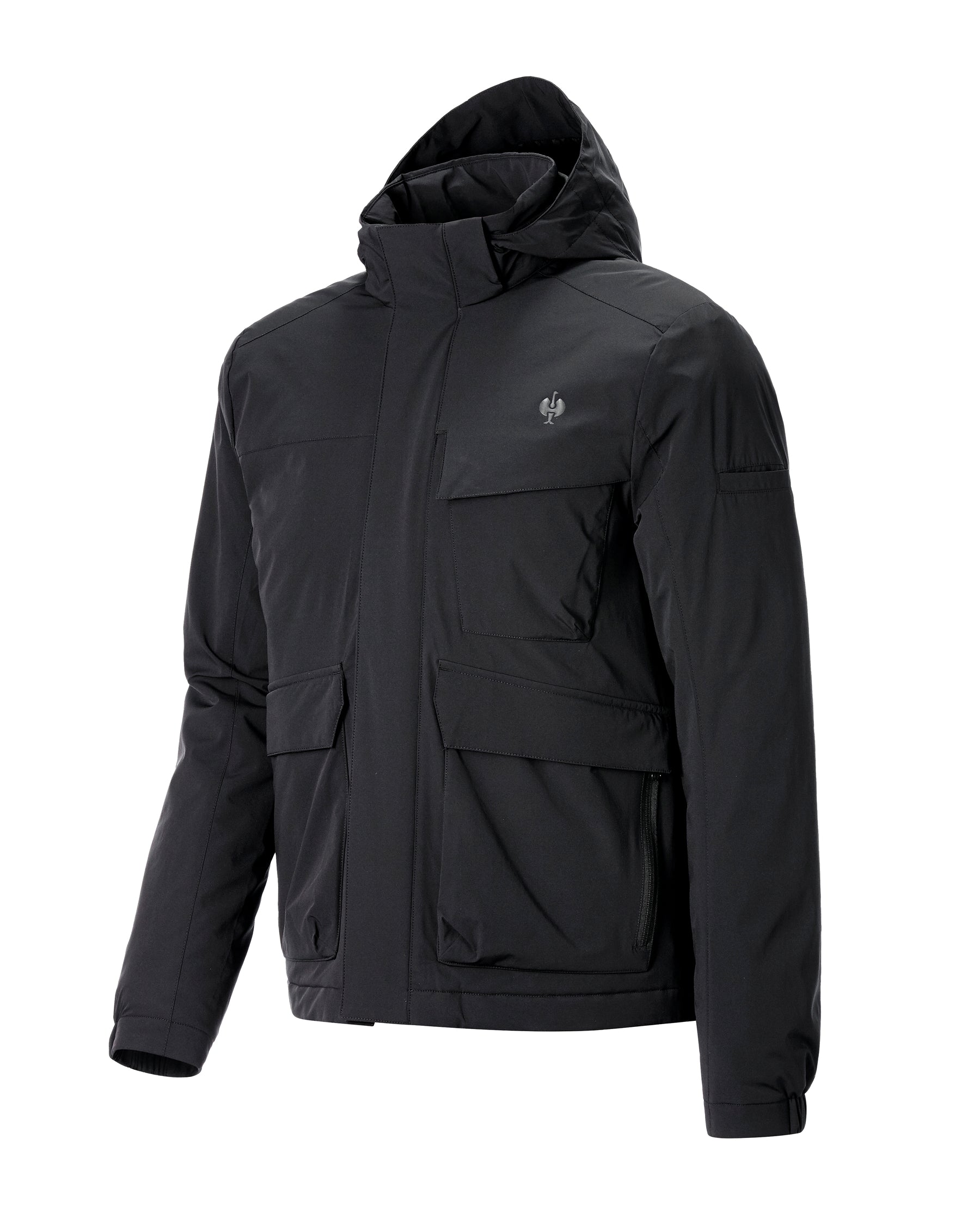 STRAUSS e.s.trail winter jacket in black
