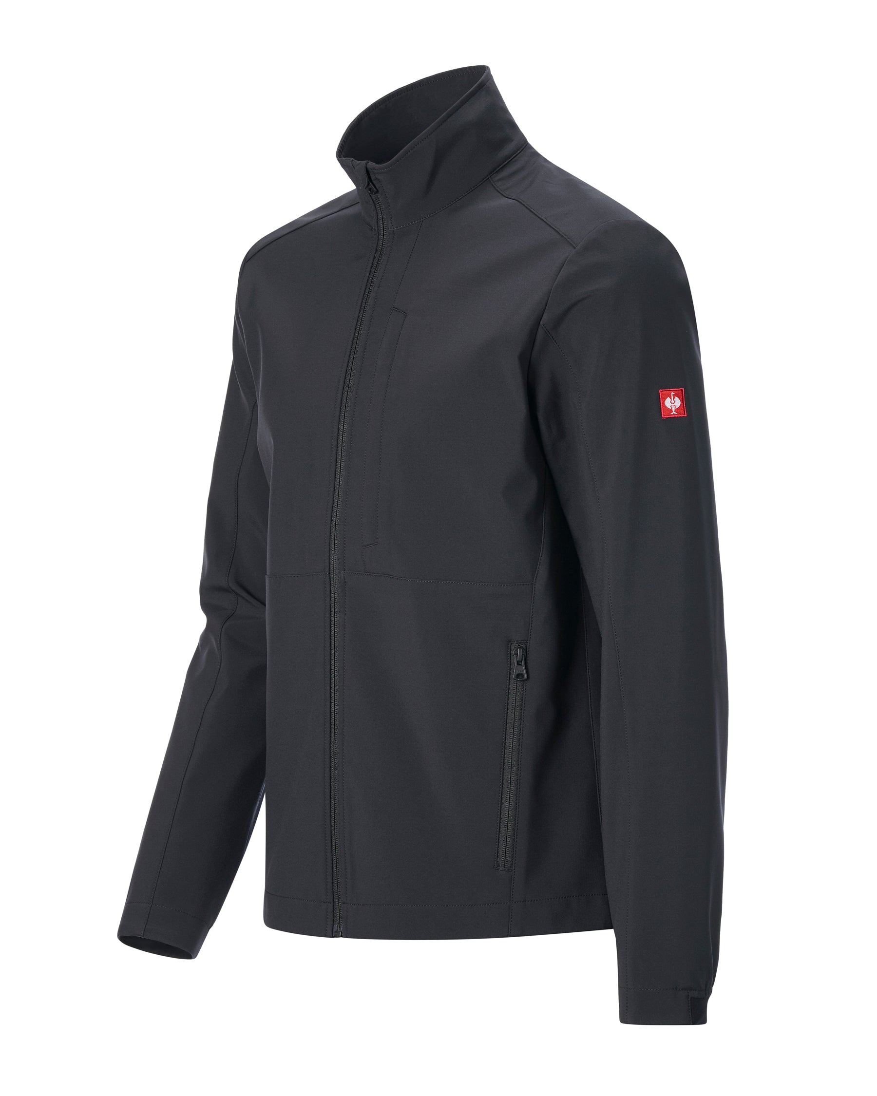 STRAUSS e.s.trail pure softshell jacket in black