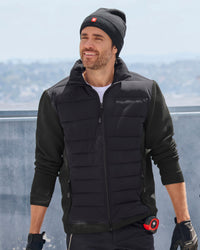 STRAUSS e.s.trail pure hybrid jacket in black worn in a work setting