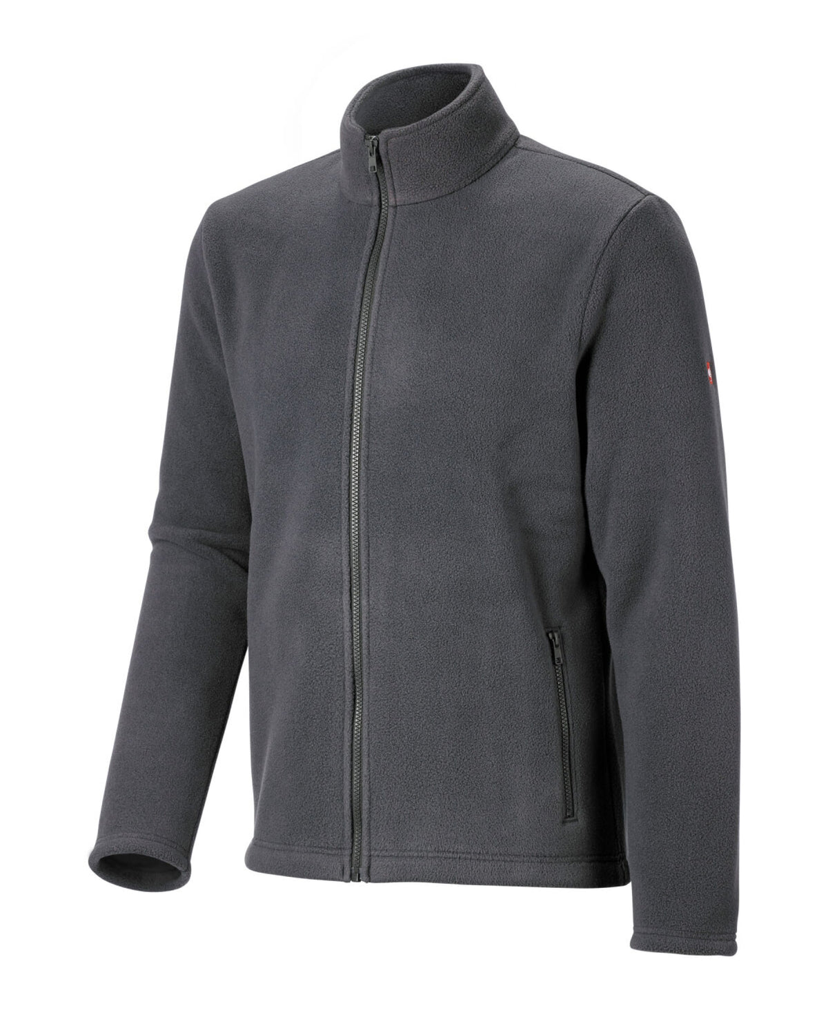 STRAUSS full-zip fleece jacket in carbon gray