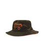 Camouflage STRAUSS kids' e.s.e:pic bucket hat with an all-around brim.