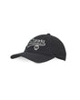 Black STRAUSS e.s.e:pic cap with a curved brim.