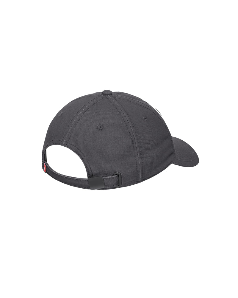 Carbon gray STRAUSS e.s.e:pic cap showing fabric, brim shape, and logo detail.