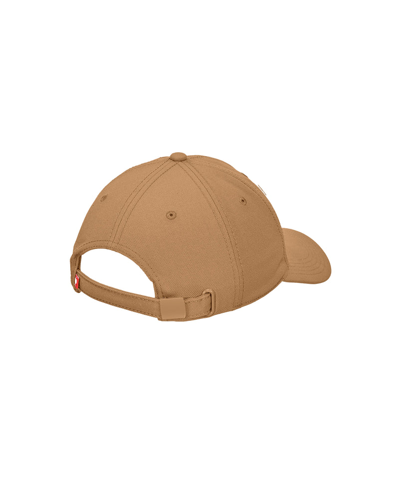 Almond brown STRAUSS e.s.e:pic cap showing fabric, brim shape, and logo detail.