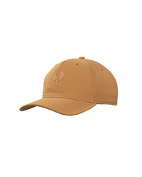 A tan baseball cap with an embossed logo and the brand name 'TRAUSS' on the front, shown against a plain white background.