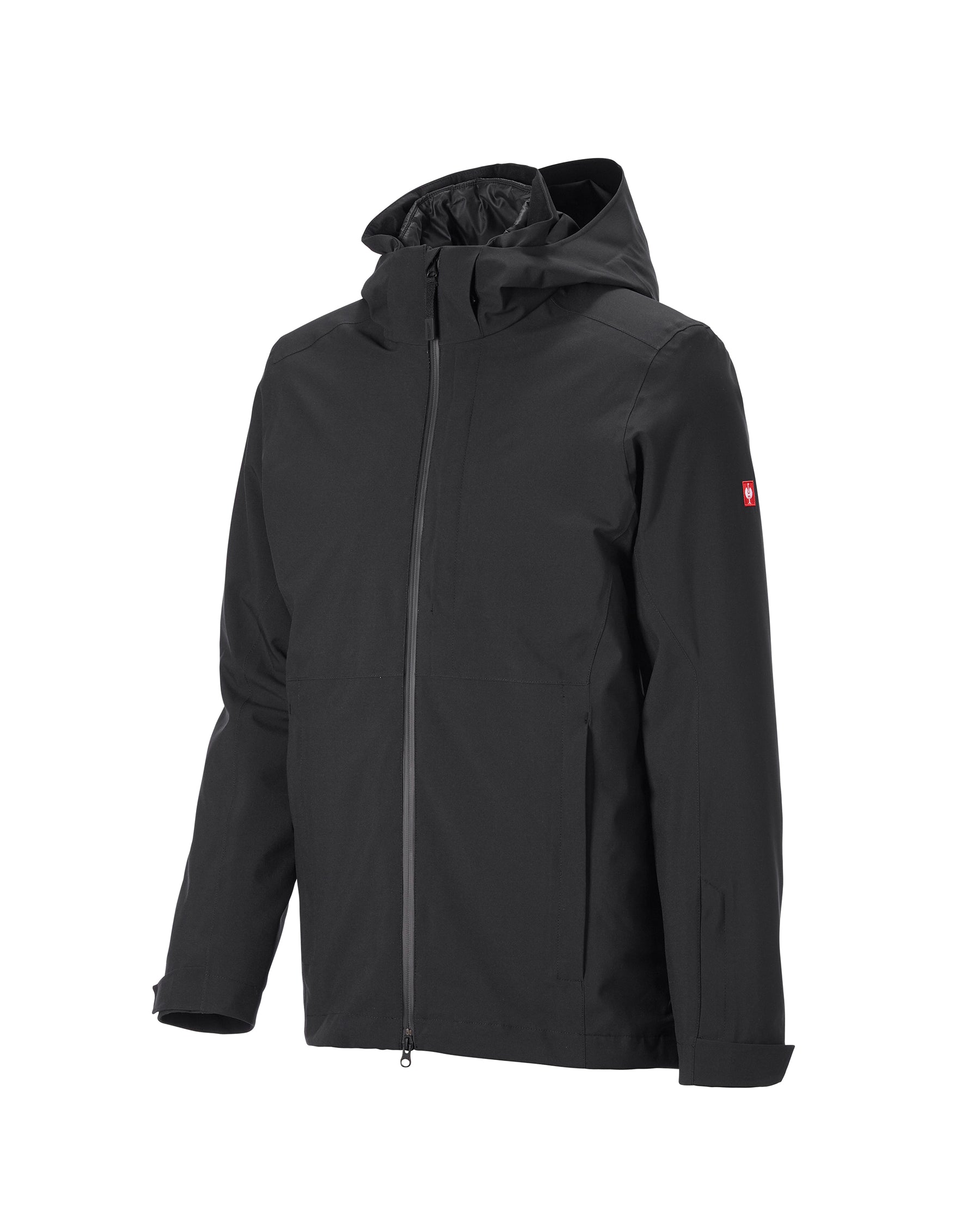 STRAUSS e.s.trail pure 3-in-1 functional snow jacket in black