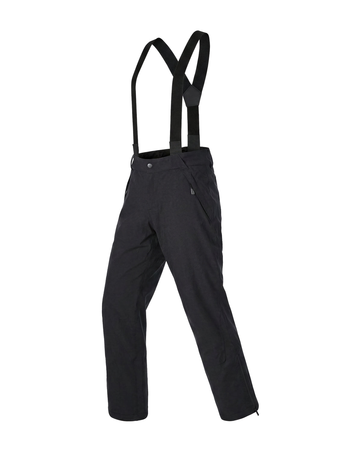 STRAUSS Functional Snow Pants e.s.trail pure in black, front view