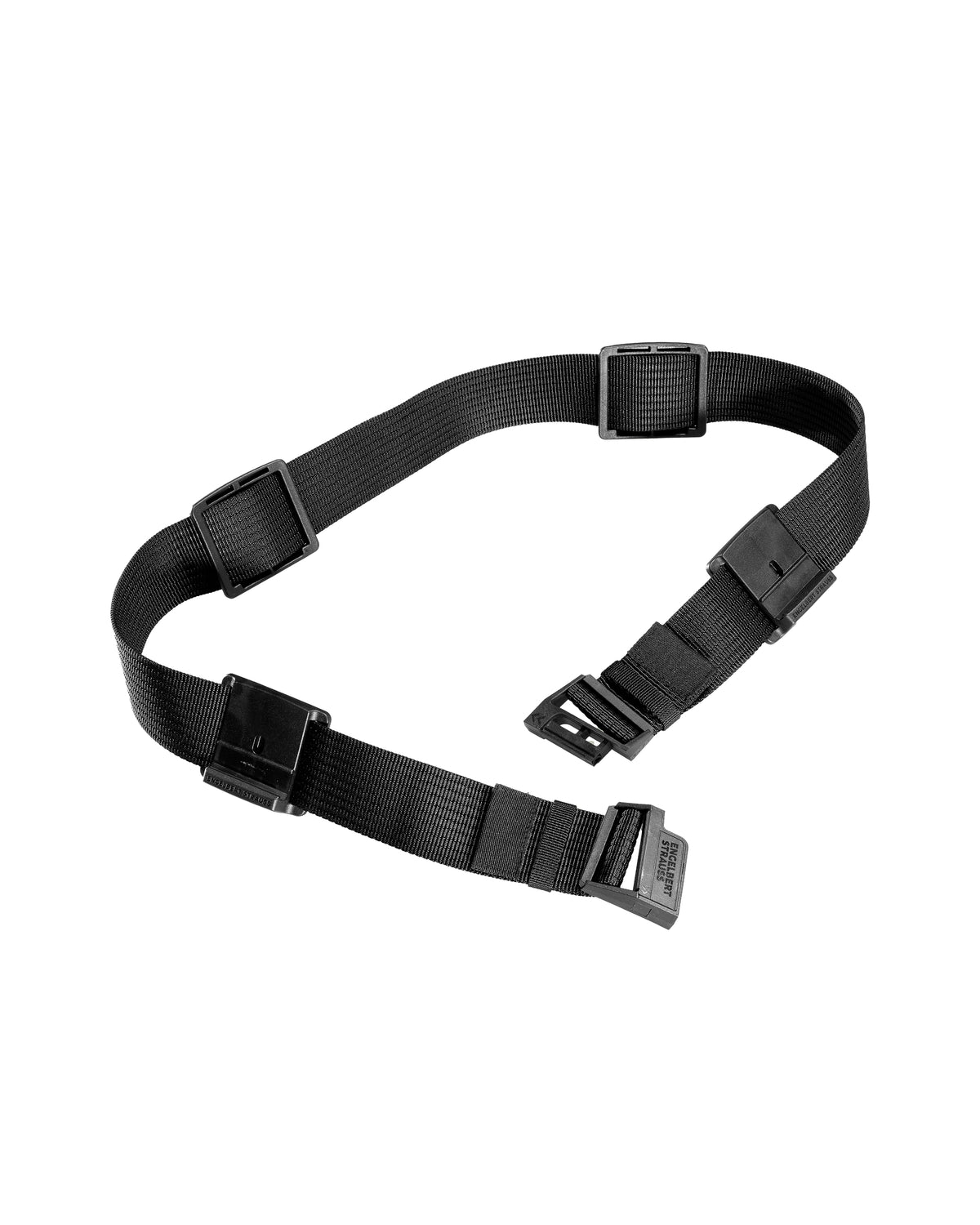Black STRAUSS e.s.tool concept belt with buckle closure and attachment points for work accessories.