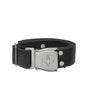 Black STRAUSS e.s.motion belt with buckle closure and attachment points for work accessories.