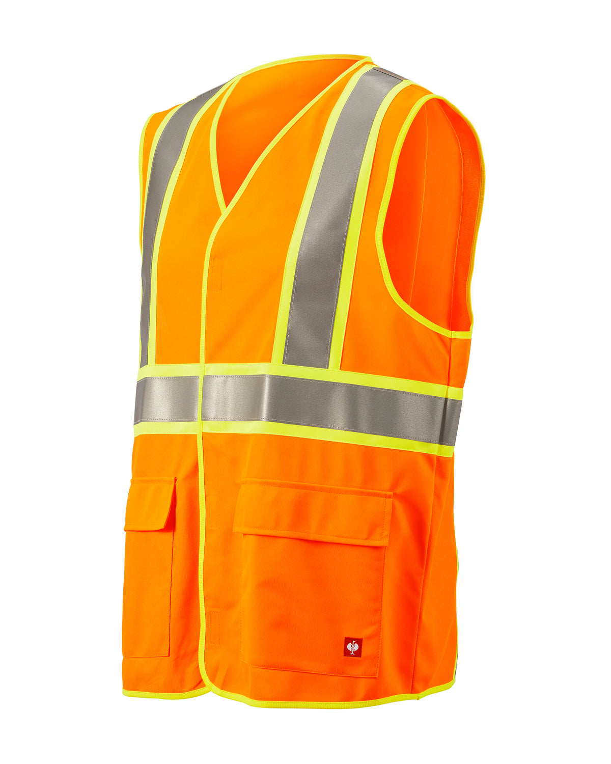 STRAUSS high visibility vest in neon orange